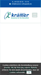 Mobile Screenshot of kraemer-orthopaedie.de